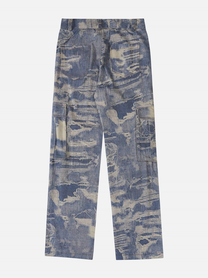 Jean Aelfric Eden Tie Dye Distressed Bleu | LGN-19272051